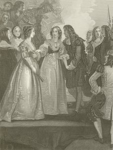 Charles II recevant la Duchesse d