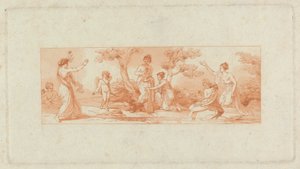 [Un de] Deux albums, contenant un total de 213 dessins de Stothard pour des illustrations de livres - Thomas Stothard