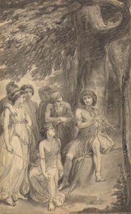 Une des six illustrations de "Les aventures de Télémaque fils d