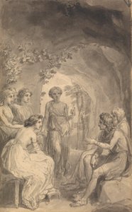 Une des six illustrations des "Aventures de Télémaque fils d