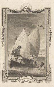 Robinson Crusoé, du Novelists Magazine, pub. 1781 - Thomas Stothard