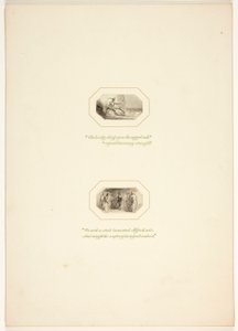 Étude pour une planche de The Task - Thomas Stothard