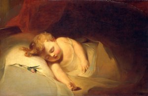 Enfant endormi, Le Bouton de Rose, 1841