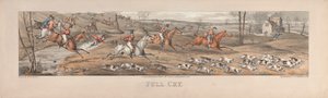 Ensemble de quatre : Pleine course. Londres, pub. par Thos. McLean, 1824
