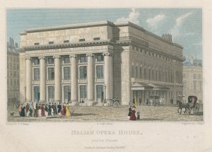 Opéra italien, façade sud, Londres - Thomas Talbot Bury