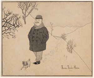 Promenade hivernale - Thomas Theodor Heine