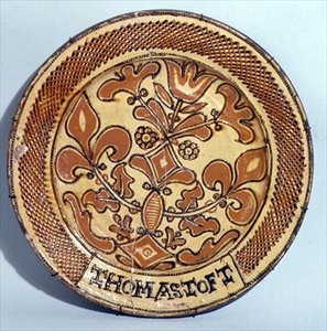 Plat du Staffordshire, c.1680 - Thomas Toft