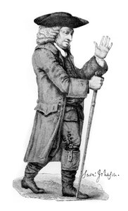 Dr Johnson, figure littéraire anglaise, 1912