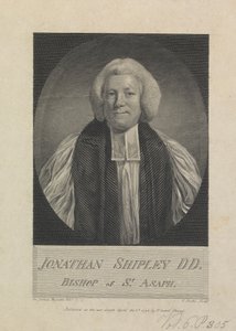 Jonathan Shipley, évêque de St. Asaph - Thomas Trotter