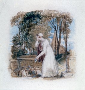 Constantia à la tombe de Théodose, 19ème siècle