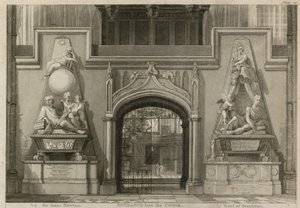 Entrée dans le chœur, Abbaye de Westminster, Londres - Thomas Uwins