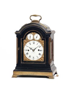 Horloge de table frappante George III, vers 1770 - Thomas Wagstaff or Wagstaffe