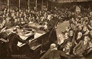 Les Lords et les Communes qui ont reçu la déclaration préliminaire de Sa Majesté, de 