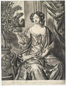 Dame avec un pot de fleurs; La Dame Elisabeth Jones d