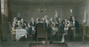 Le pudding de Noël - Thomas Webster
