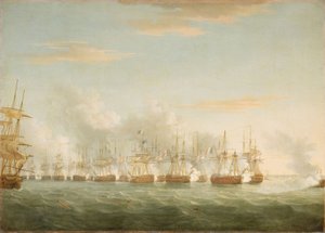 La bataille du Nil - Thomas Whitcombe