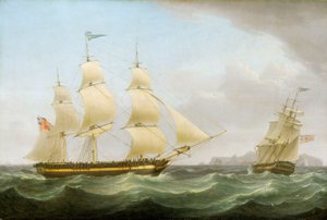 Le navire Phoenix, fin du XVIIIe siècle - début du XIXe siècle - Thomas Whitcombe
