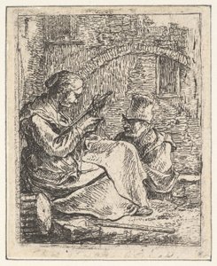 Femme filant