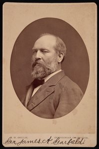Portrait de James Abram Garfield 1831-1881, juin 1880