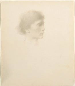 Tête de femme, 1894 ou après - Thomas Wilmer Dewing
