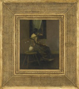 Le miroir, 1907 - Thomas Wilmer Dewing