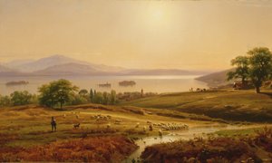 Matin sur le Lac Majeur, 1860