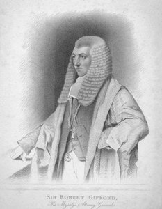 Sir Robert Gifford, procureur général de Sa Majesté, vers 1820
