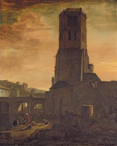 Lavandières au pied d