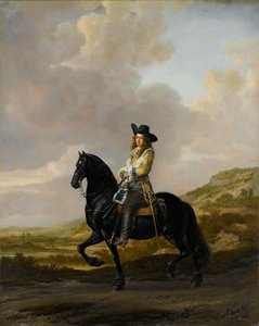 Pieter Schout à cheval