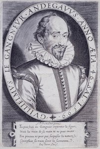 Portrait de Guillaume Le Gangneur (1553-1624), secrétaire de la chambre du roi de France - Thomas de Leu