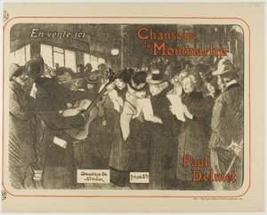 Chansons de Montmartre - Théophile Alexandre Pierre Steinlen