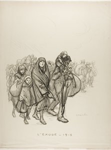Exodus - 1915 - Théophile Alexandre Pierre Steinlen