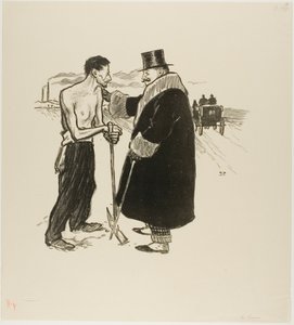 En bas - Théophile Alexandre Pierre Steinlen