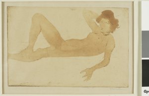 Femme nue couchée