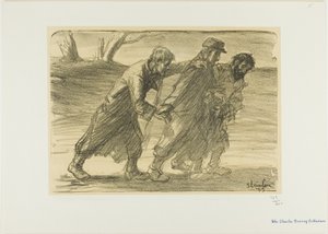 Trois camarades - Théophile Alexandre Pierre Steinlen