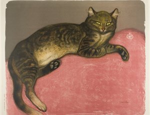 Hiver : Chat sur un coussin