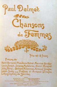 Chansons de Femmes - Théophile Alexandre Steinlen