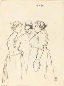 Femmes bavardant