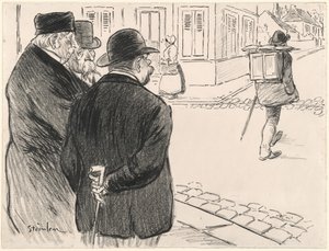 Il agit comme un peintre - Théophile Alexandre Steinlen