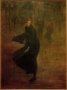 Jeune ouvrière dans la rue - Théophile Alexandre Steinlen