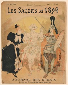 Le Salon de 1894, couverture Journal des Débats - Théophile Alexandre Steinlen