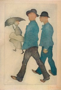 Les Deux Gigolos, 1898 - Théophile Alexandre Steinlen