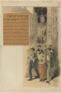 Les petits joyeux - Théophile Alexandre Steinlen