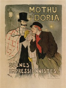 Mothu et Doria. Scènes impressionnistes, 1893 - Théophile Alexandre Steinlen