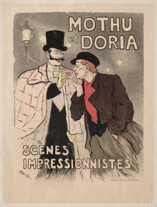 Mothu et Doria - Scènes impressionnistes, 1893 - Théophile Alexandre Steinlen