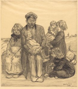 Les pauvres gens, 1914 - Théophile Alexandre Steinlen