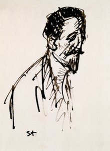 Portrait de Jehan Rictus, 20e siècle - Théophile Alexandre Steinlen