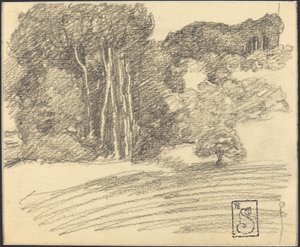 La Forêt à Courdemanche - Théophile Alexandre Steinlen
