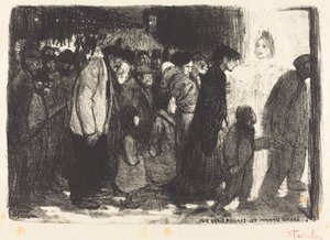 Aux Vrais Pauvres: Les Mauvais Riches - Théophile Alexandre Steinlen