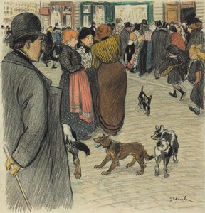Regarder la foule, fin du 19e-début du 20e siècle
